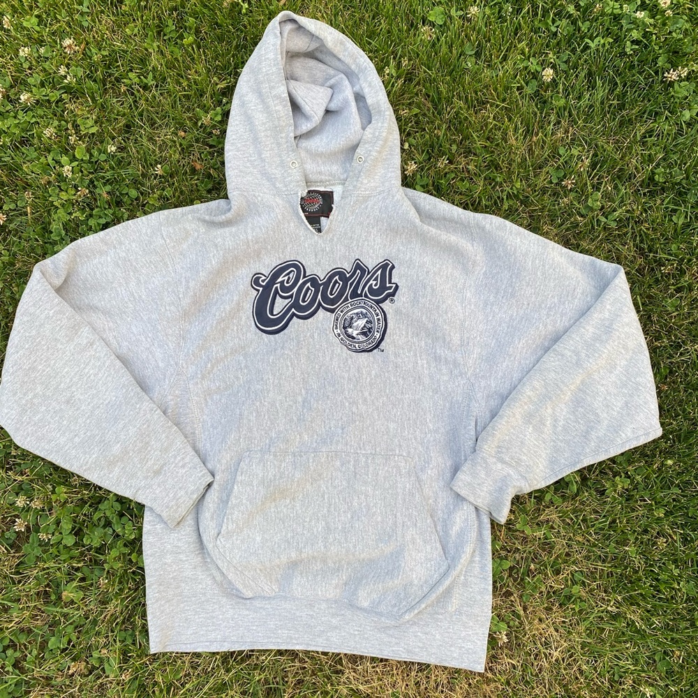 Vintage Gray Hoodie Sweater
